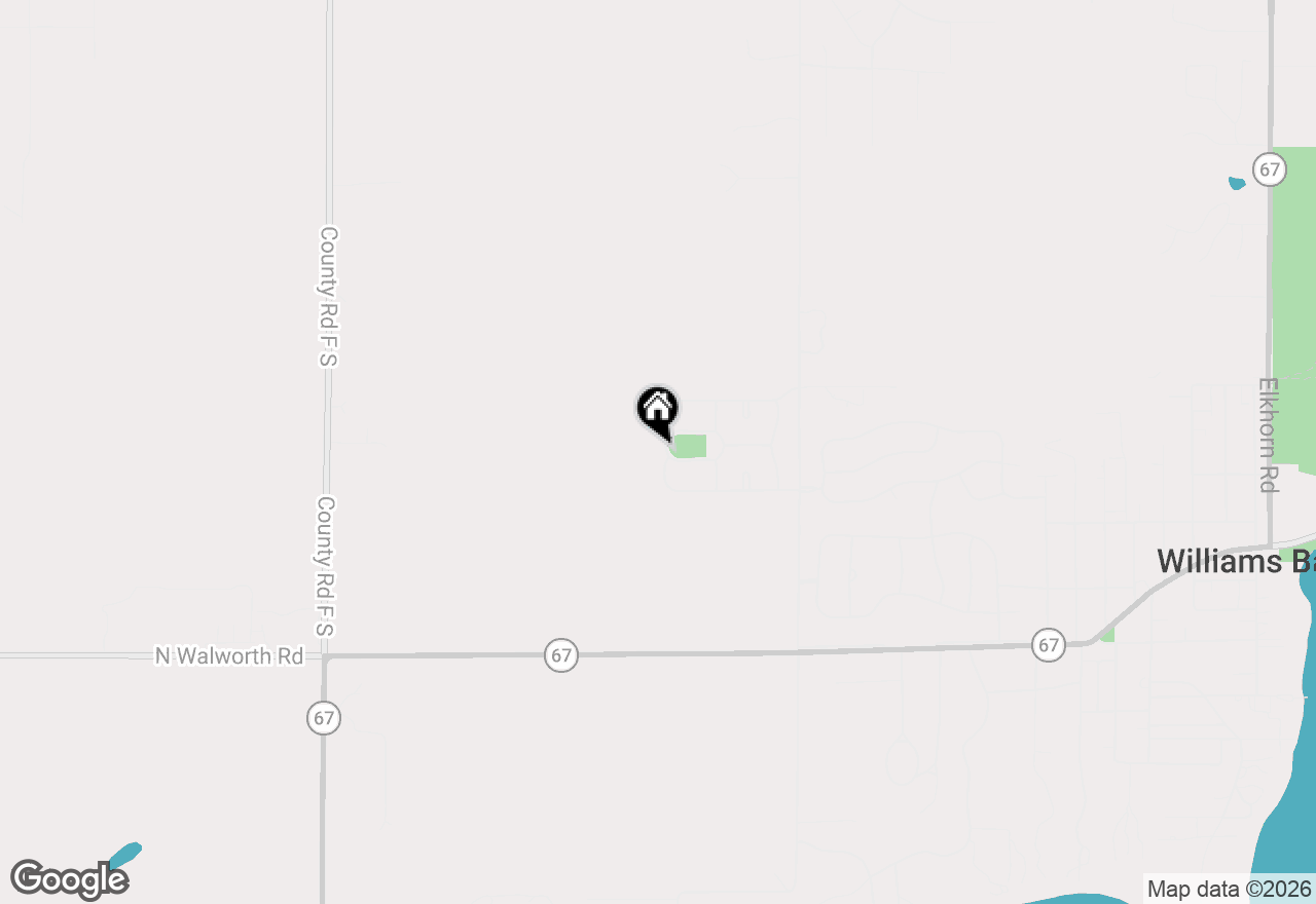 Map of 539 Prairie View Rd, Williams Bay, WI 53191