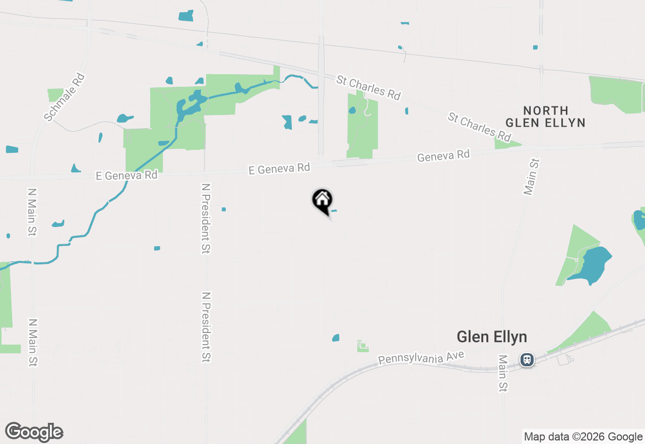 Map of (Address confidential), Wheaton, Illinois 60187