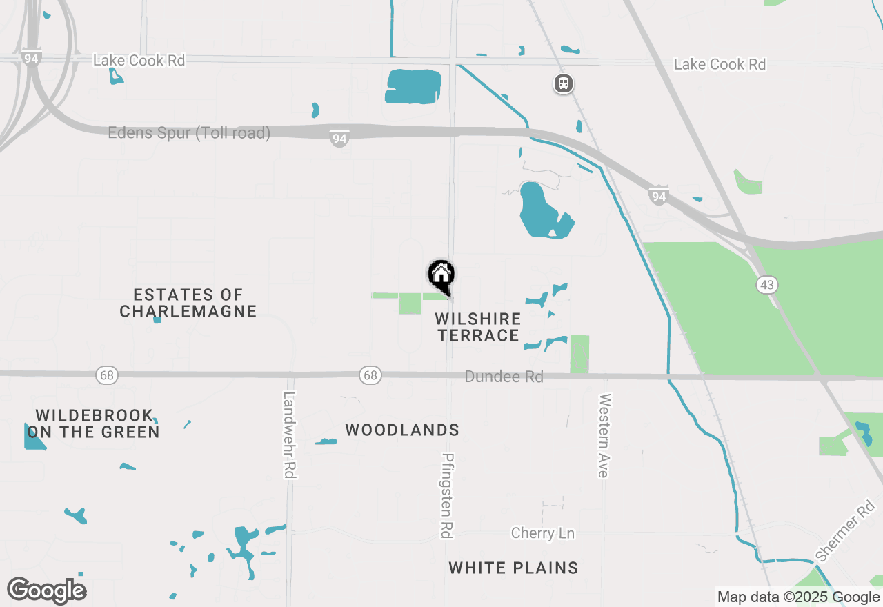 Map of 610 Pfingsten Road, Northbrook, IL 60062