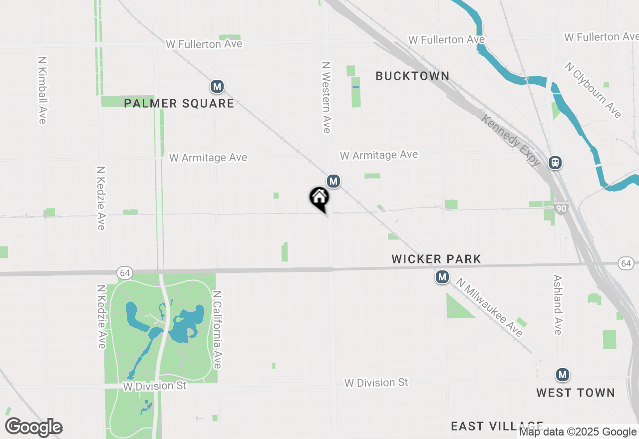 Map of 1751 N Artesian Avenue #2, Chicago, IL 60647