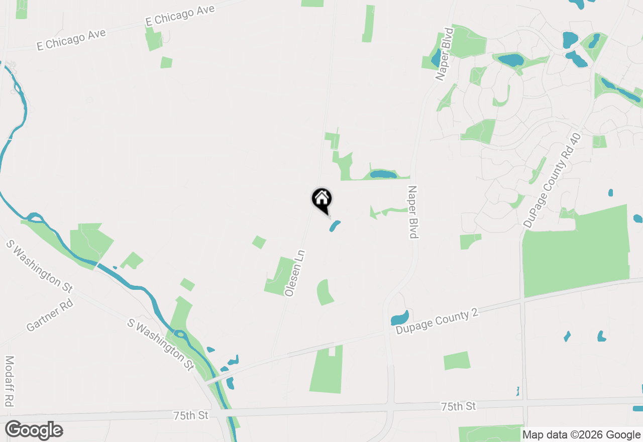 Map of 1312 Calvin Court, Naperville, IL 60540
