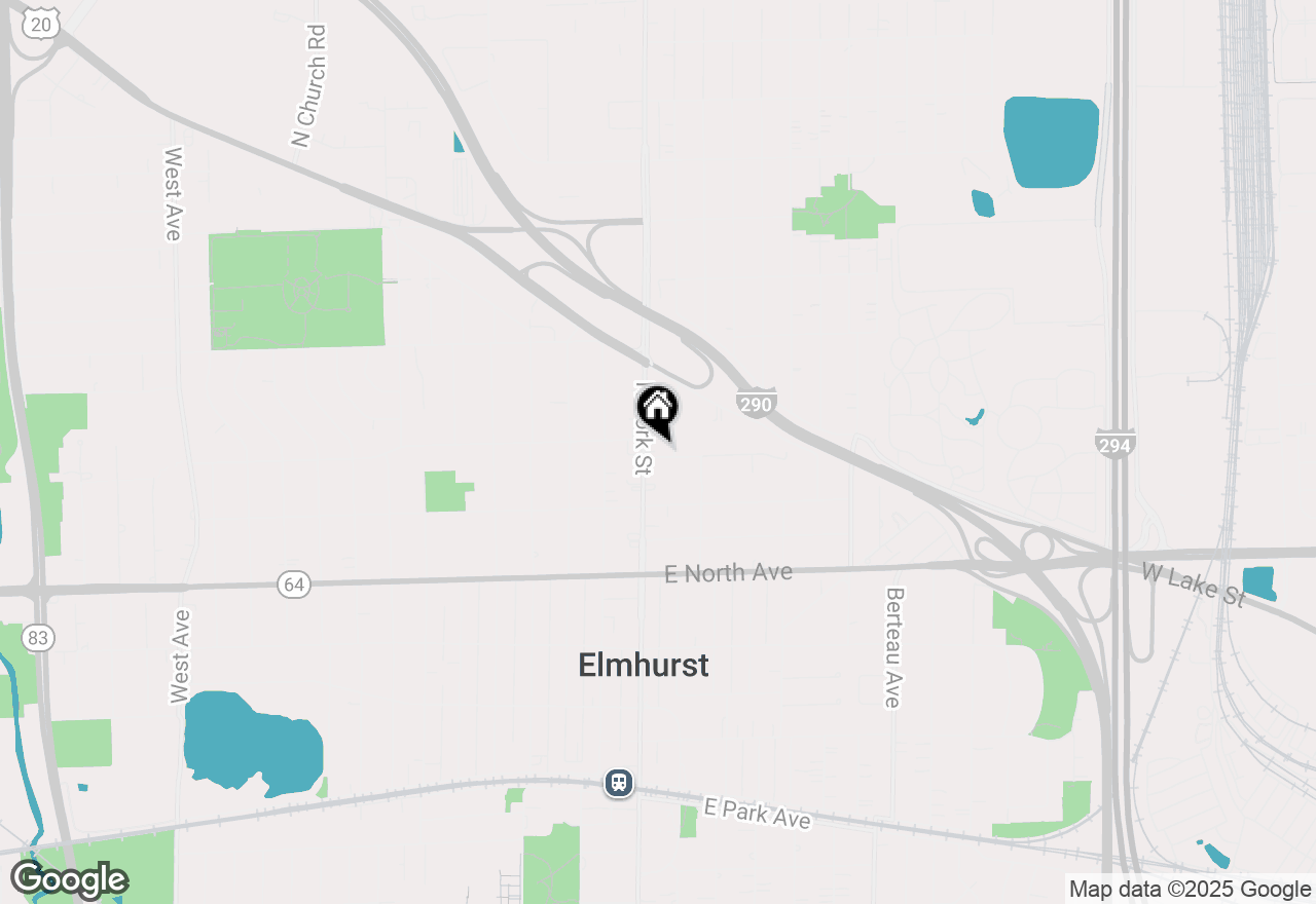 Map of 401 N York Street #LLS, Elmhurst, IL 60126