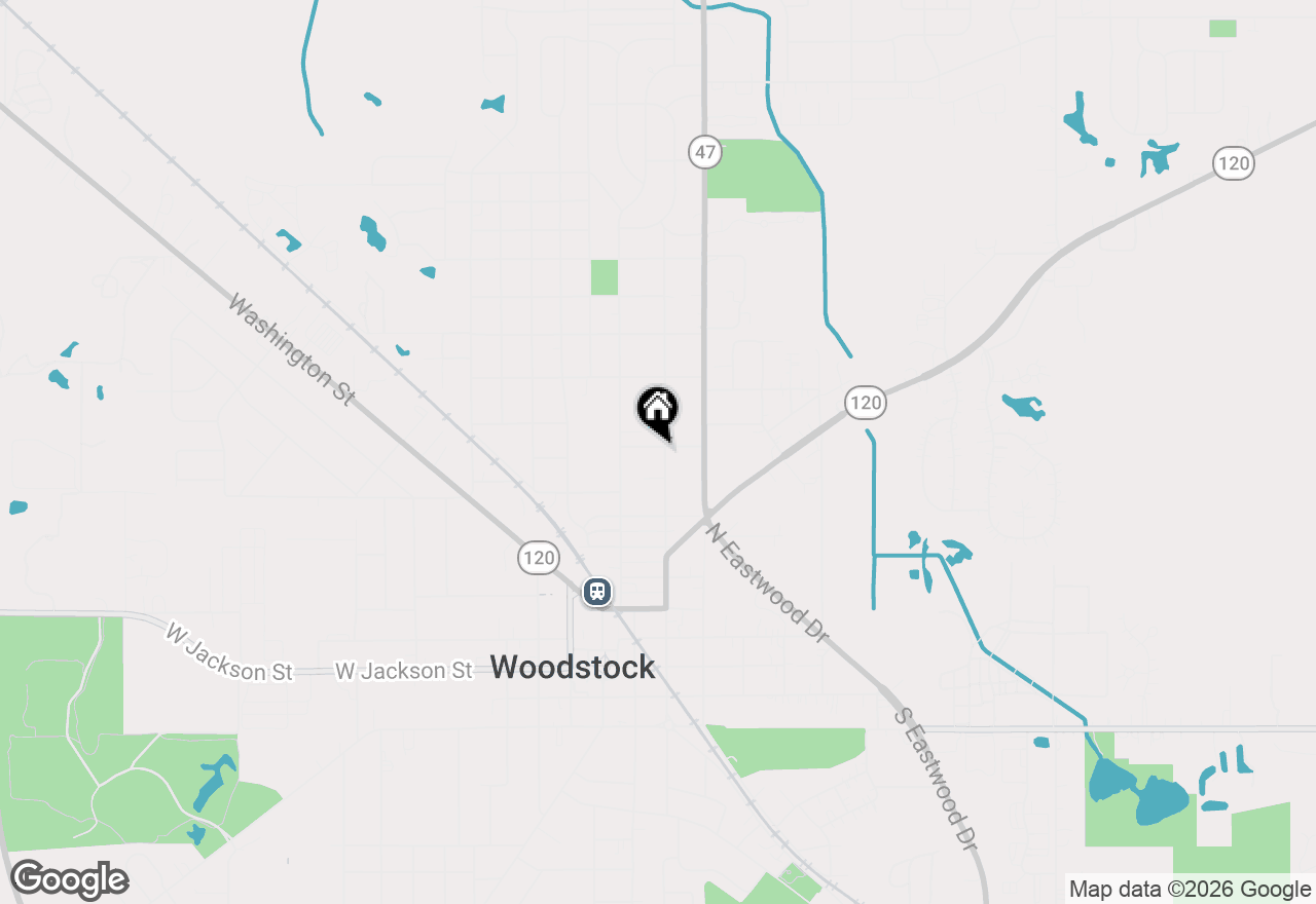 Map of 731 N Madison Street, Woodstock, IL 60098