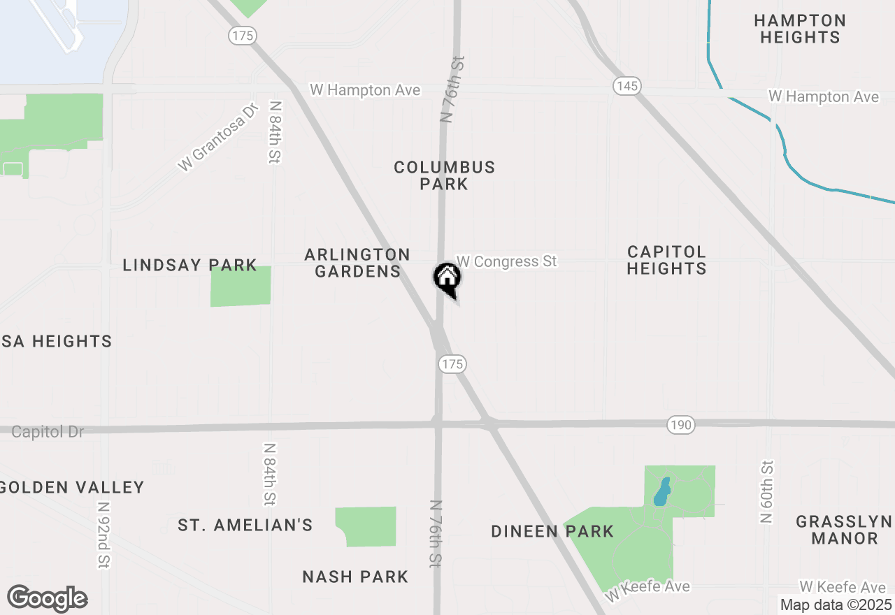 Map of 4270 N 76th St, Milwaukee, WI 53222