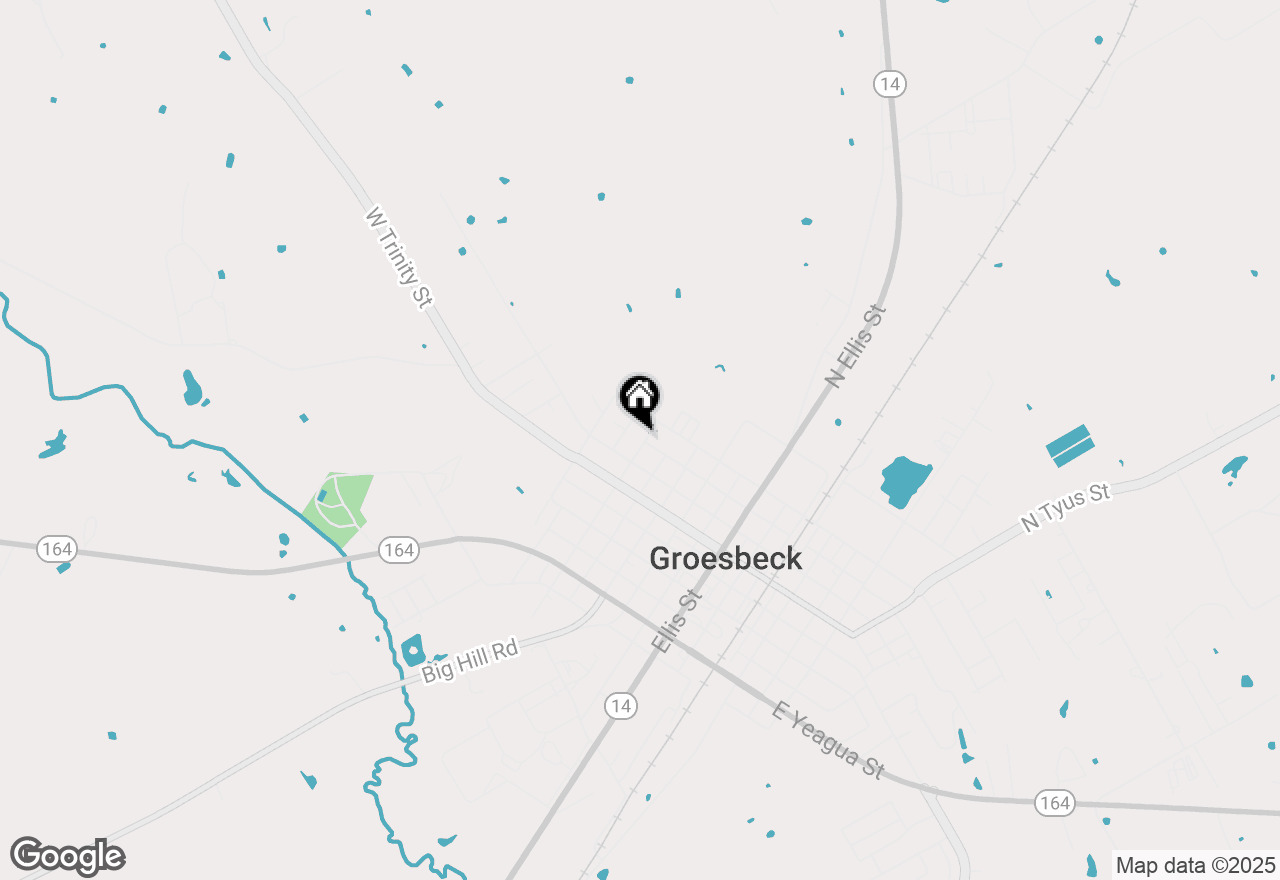 Map of TBD Tract 1 N Leon, Groesbeck, TX 76642