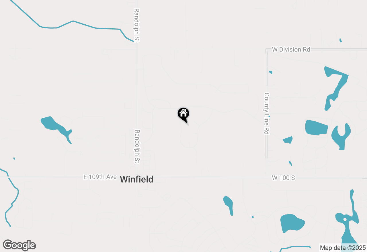 Map of 10589 Erie Drive, Crown Point, IN 46307