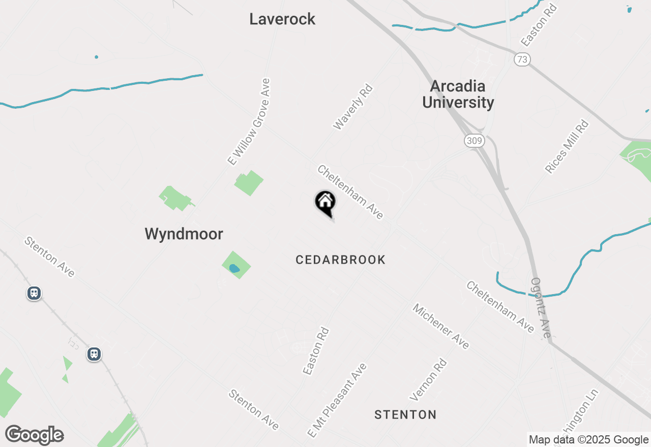 Map of 8619 Provident Street, Philadelphia, PA 19150