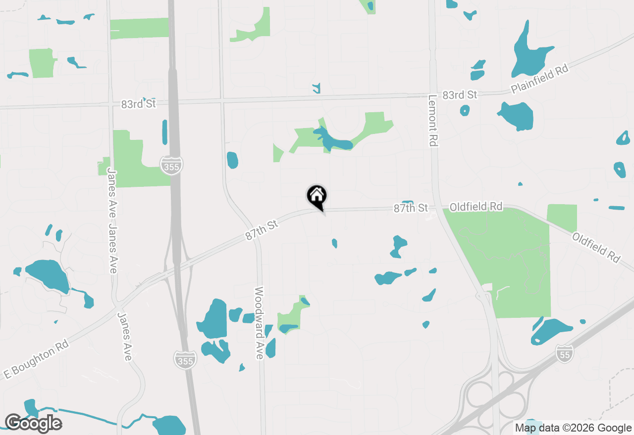 Map of 8708 Coventry Drive, Woodridge, IL 60517