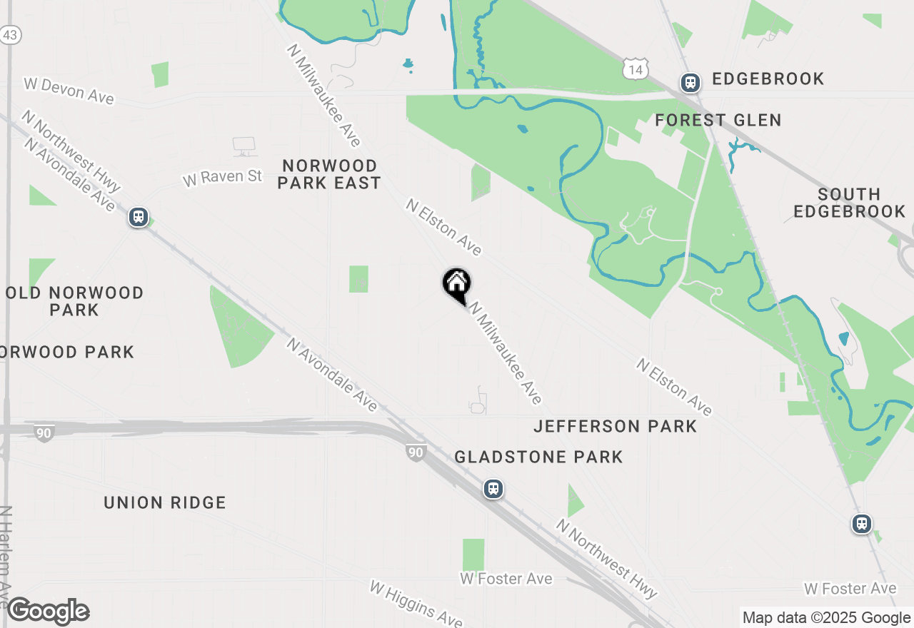 Map of 5848 N Moody Avenue #2, Chicago, IL 60646
