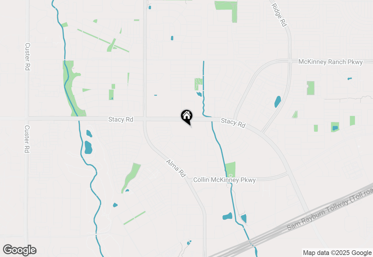 Map of (Address confidential), Mckinney, Texas 75070