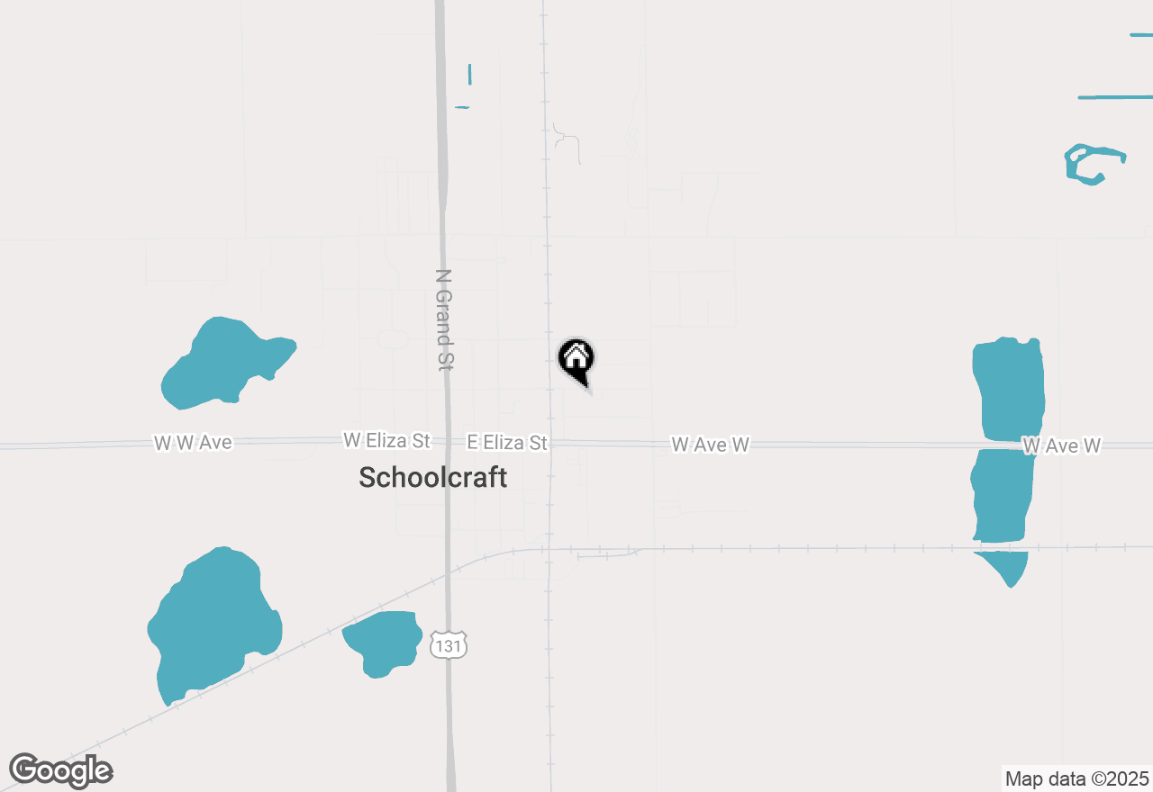 Map of 512 E Cass Street, Schoolcraft, MI 49087