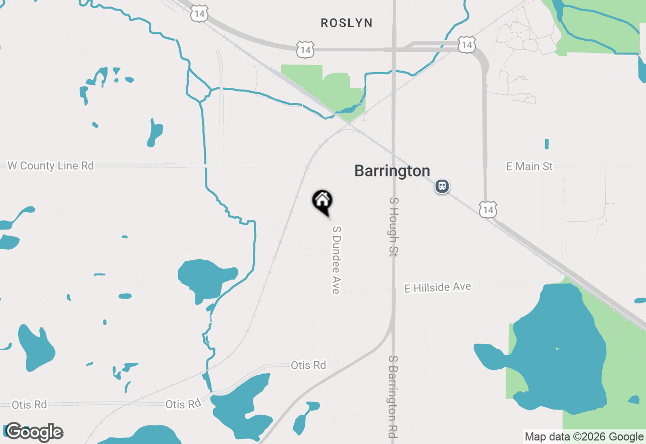 Map of 320 W Russell Street, Barrington, IL 60010