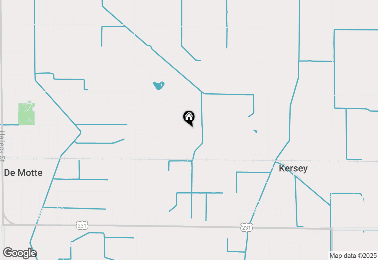 Map of 6674 Ridgeview Drive, Demotte, IN 46310