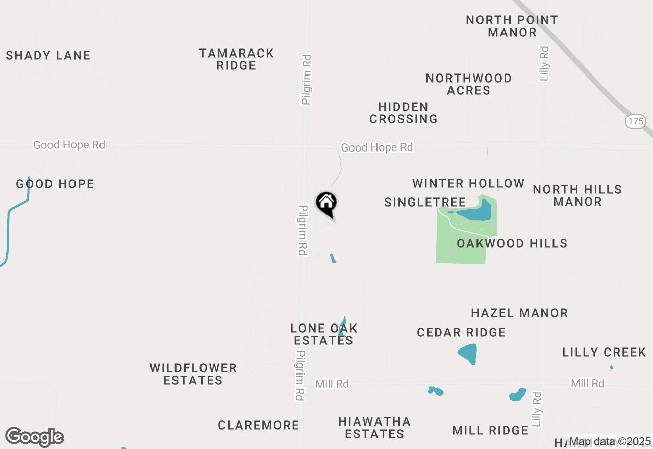 Map of N69W15495 Macallan Ct, Menomonee Falls, WI 53051