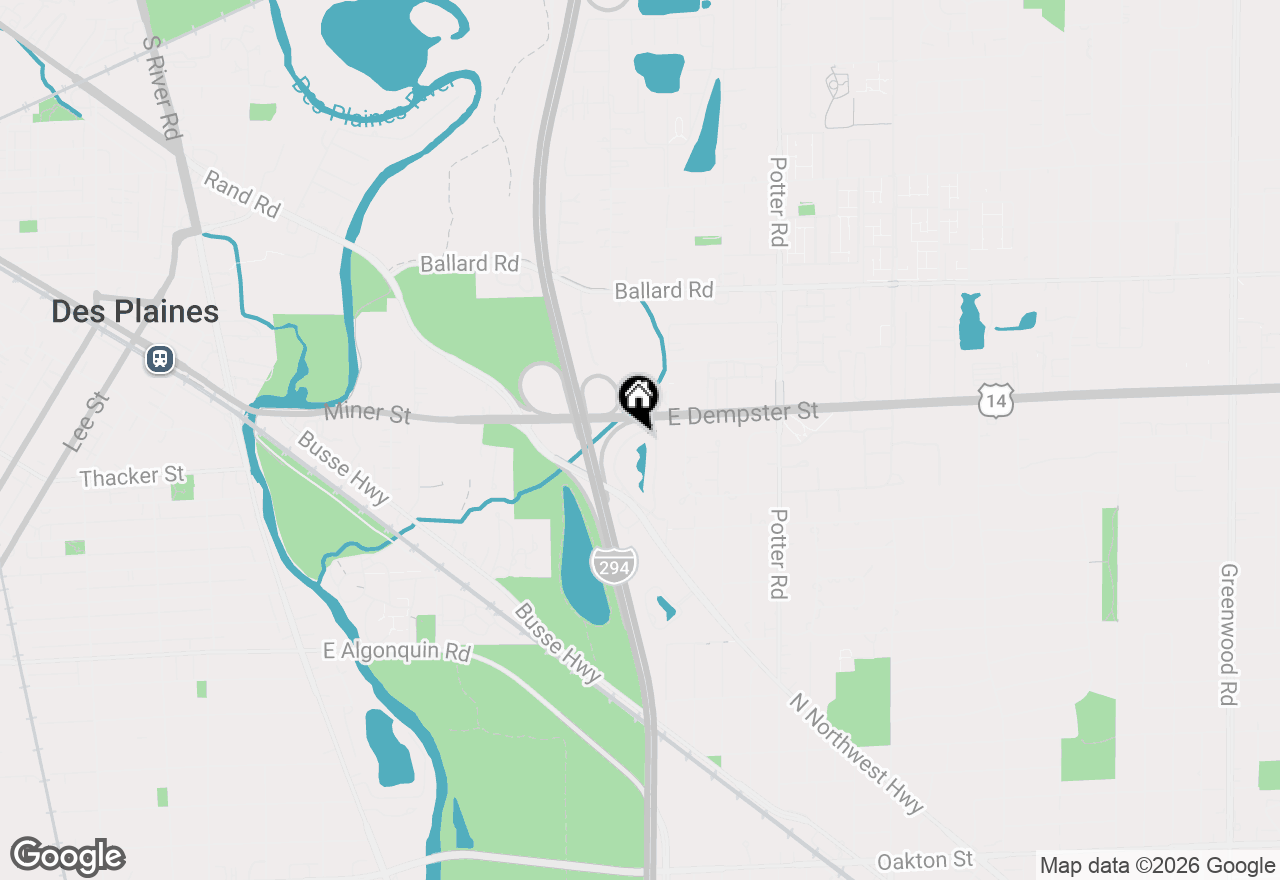 Map of 1761 Pavilion Way #501, Park Ridge, IL 60068