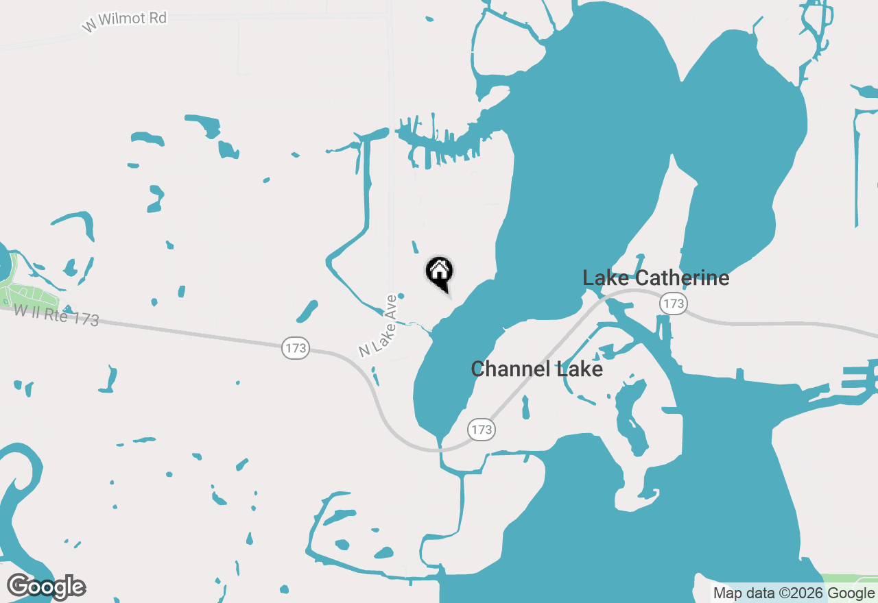 Map of 42319 N Woodbine Avenue, Antioch, IL 60002