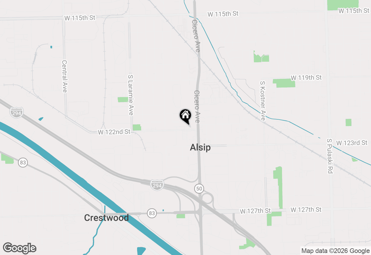 Map of 4830 W 122nd Street #3E, Alsip, IL 60803