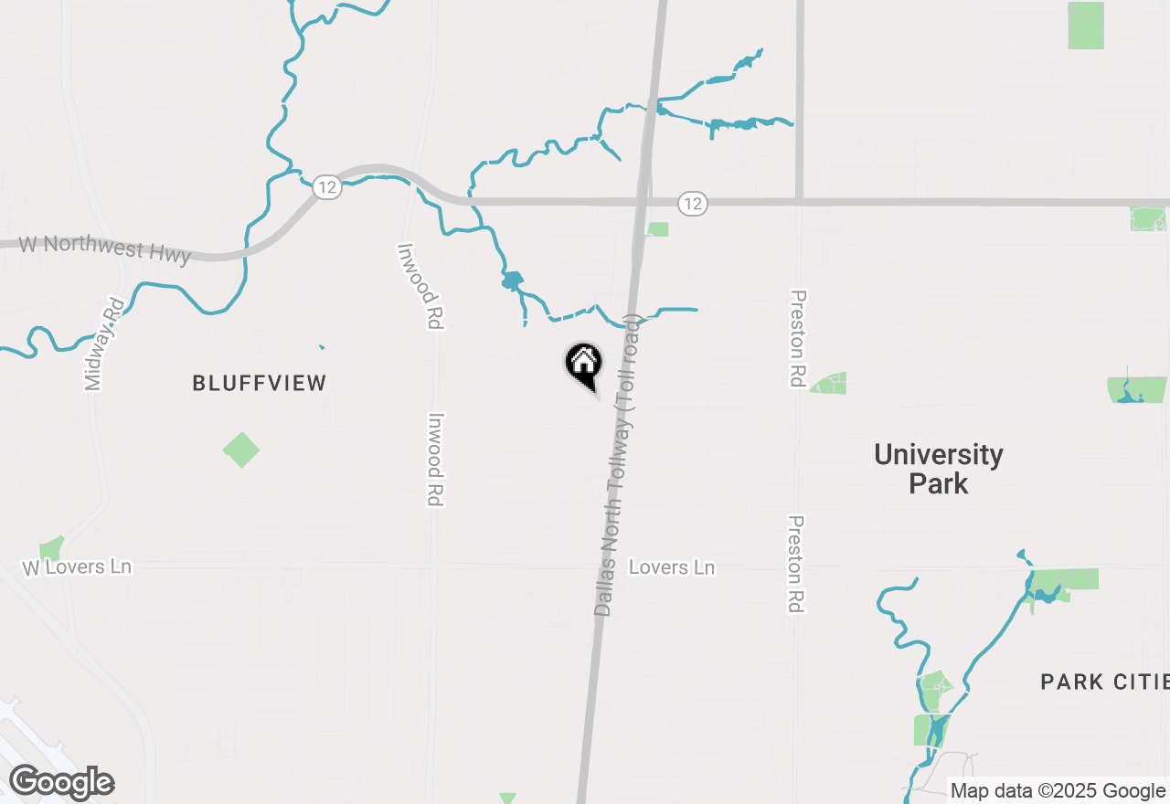 Map of 5726 Greenbrier Drive, Dallas, TX 75209