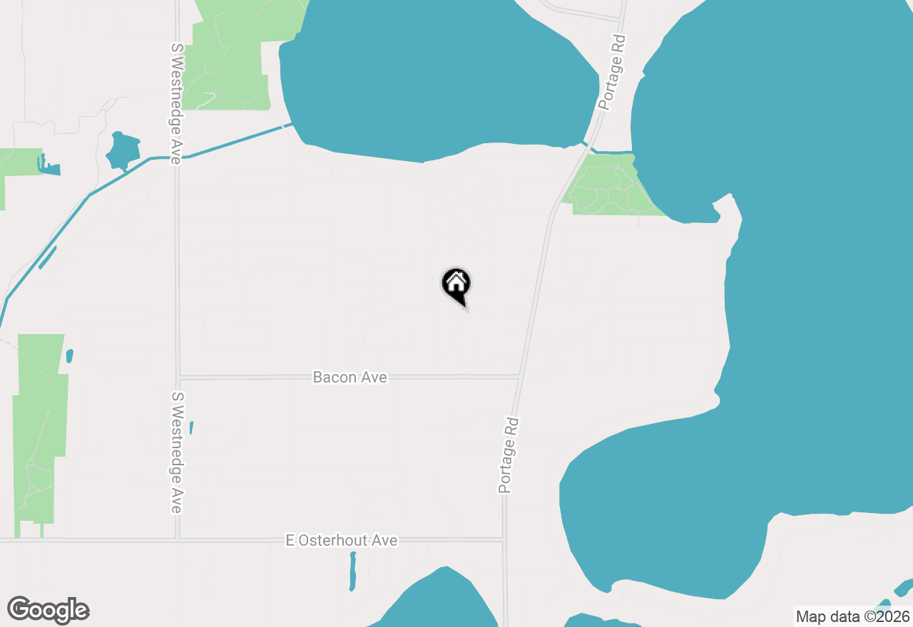 Map of 1475 Cape Coral Way, Portage, MI 49002