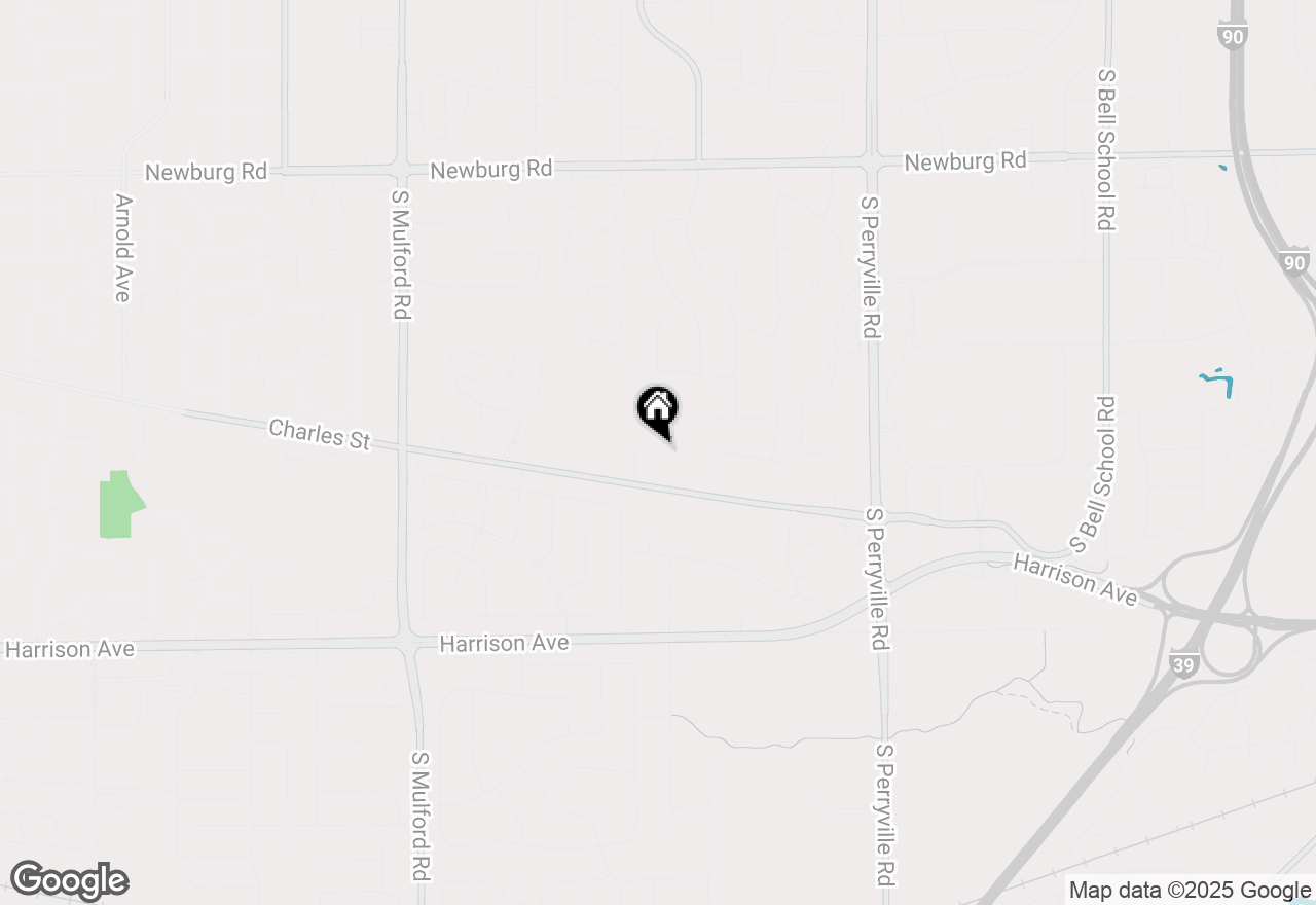 Map of 6548 Charles Street, Rockford, IL 61108