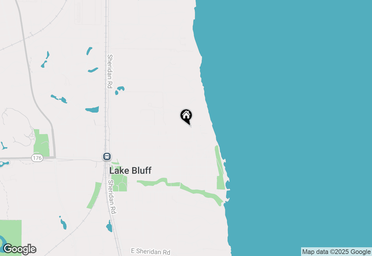 Map of 515 E Blodgett Avenue, Lake Bluff, IL 60044