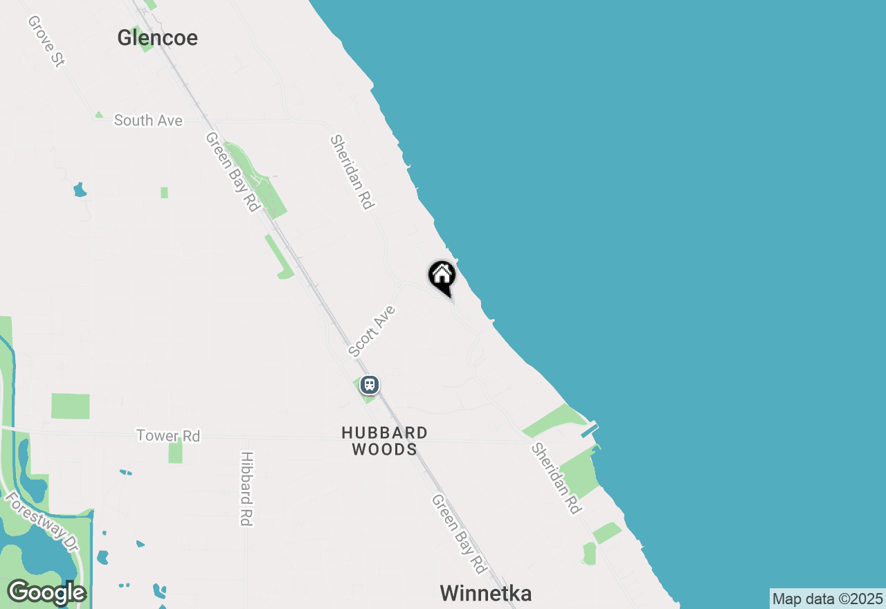 Map of 1098 Fisher Lane, Winnetka, IL 60093