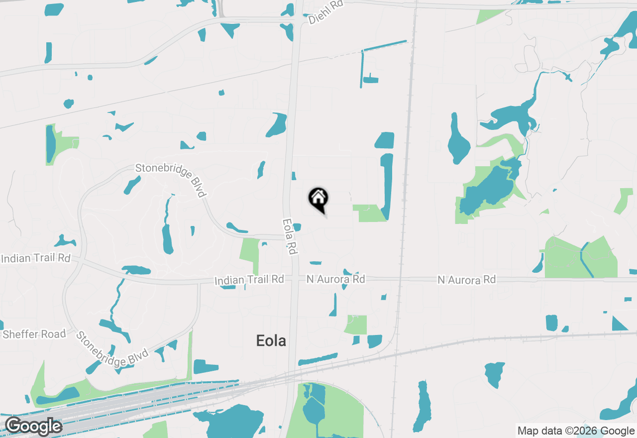 Map of 3161 Hopewell Drive, Aurora, IL 60502