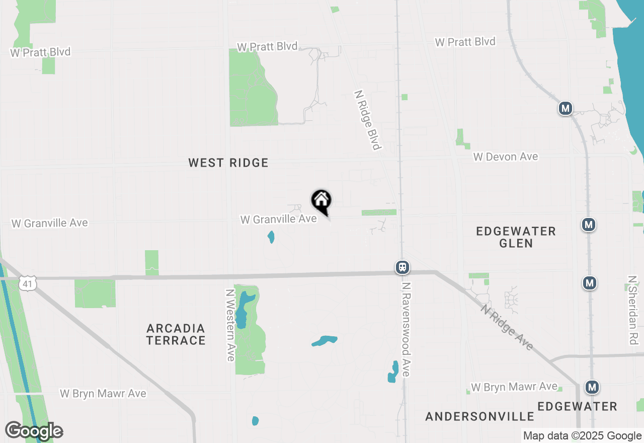 Map of 6161 N Hoyne Avenue #414, Chicago, IL 60659