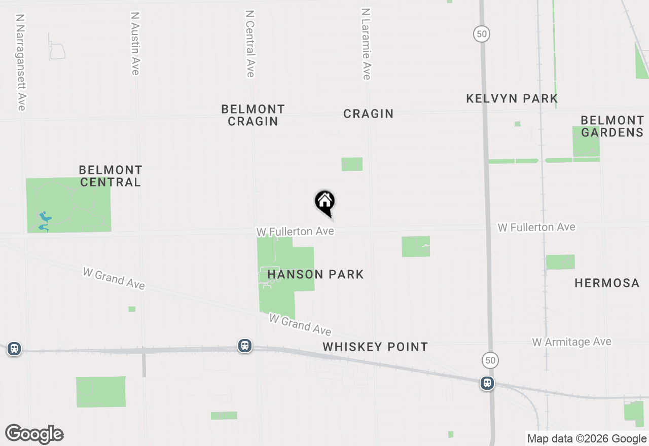 Map of 2412 N Lorel Avenue, Chicago, IL 60639