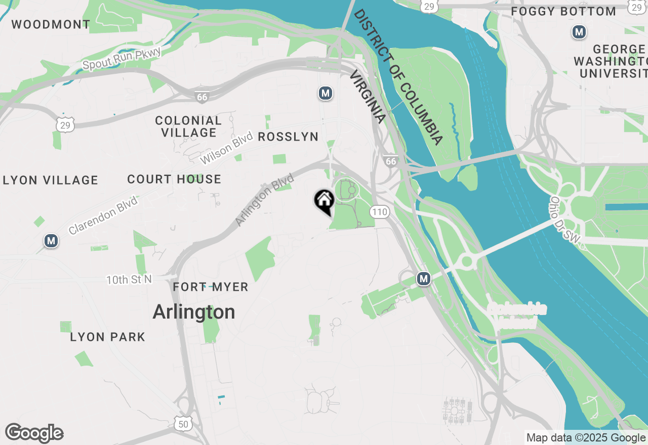 Map of 1201 N Nash Street #302, Arlington, VA 22209