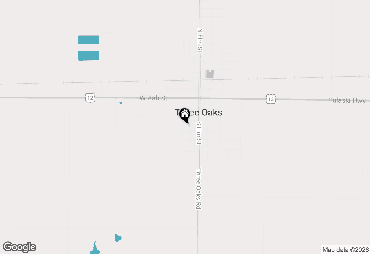 Map of 407 Sherwood Avenue, Three Oaks, MI 49128