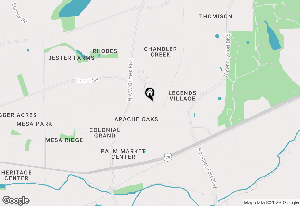 Map of 2422 Agarita Trl, Round Rock, TX 78665