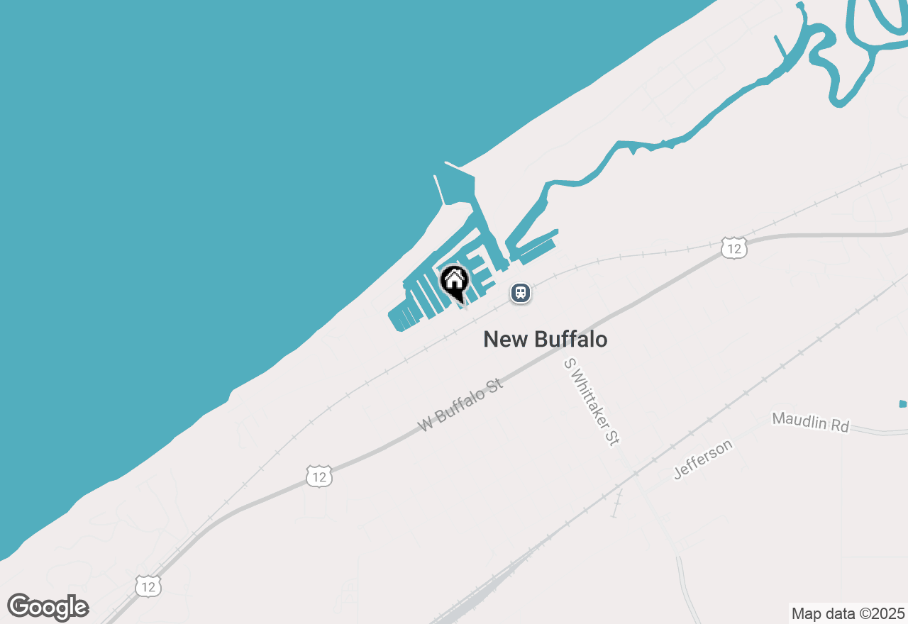 Map of 34 Harbor Isle Drive, New Buffalo, MI 49117