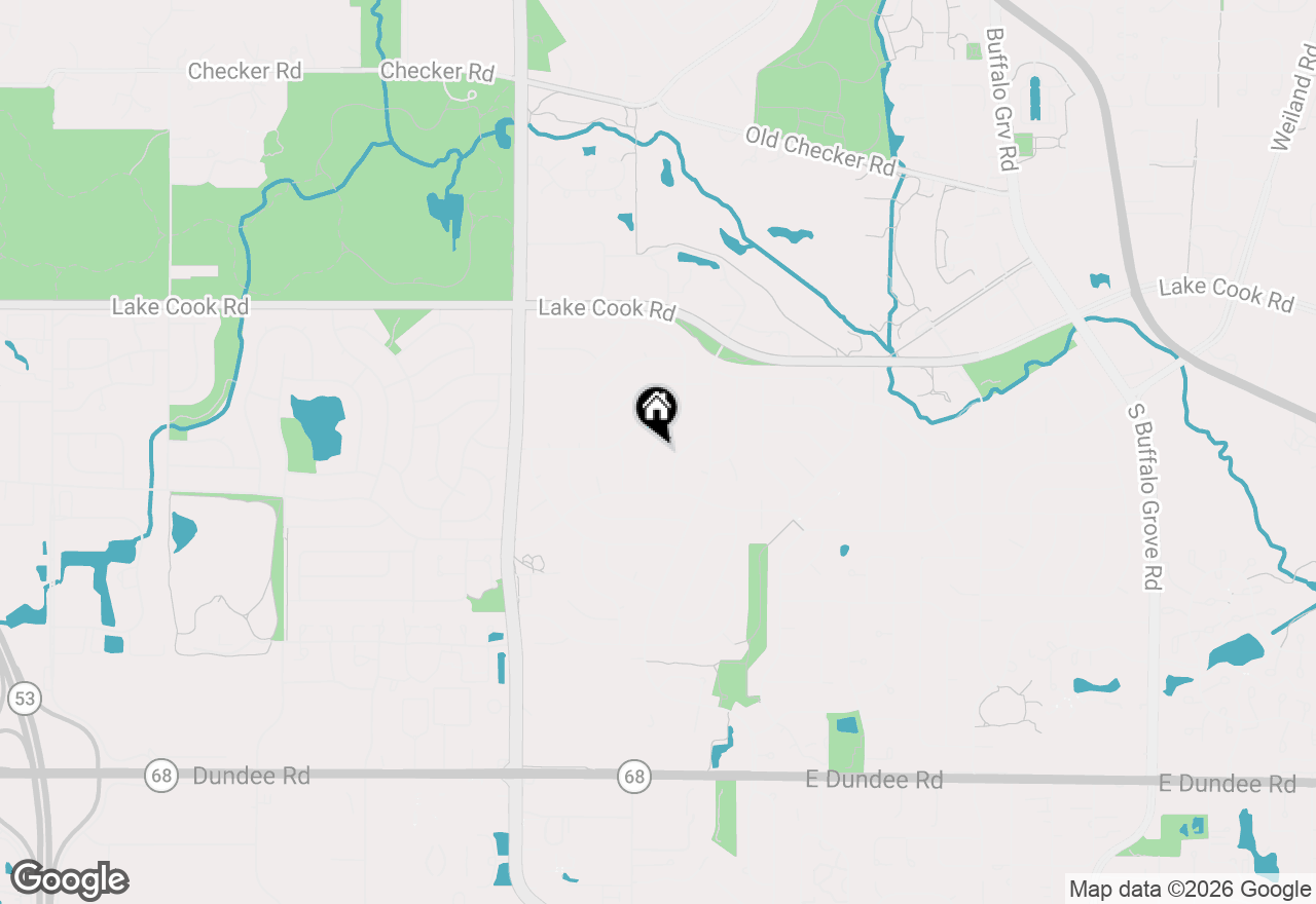 Map of 267 Timber Hill Road, Buffalo Grove, IL 60089