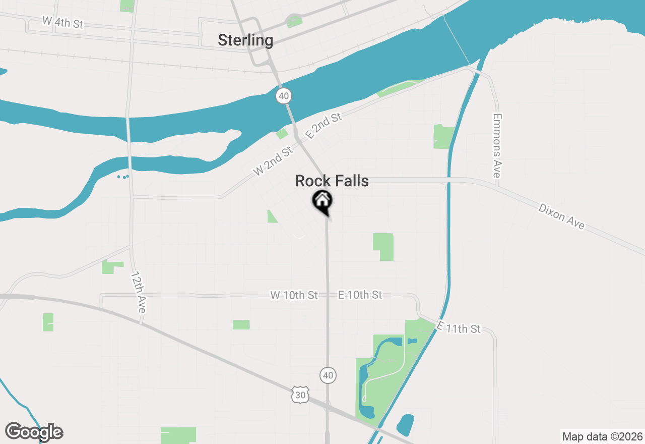 Map of 708 1st Avenue, Rock Falls, IL 61071