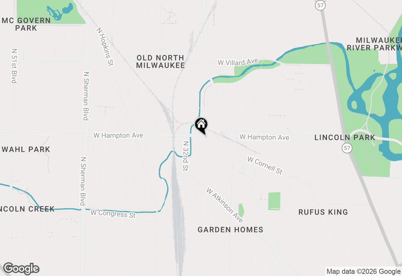 Map of 4783 N 30th St #4785, Milwaukee, WI 53209