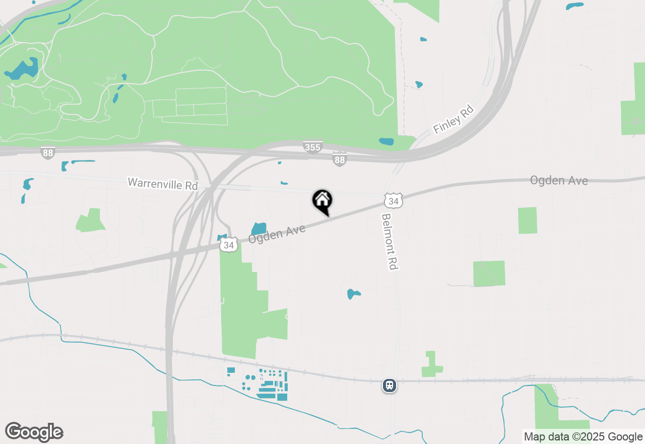 Map of 2419 Ogden Avenue #1, Downers Grove, IL 60515