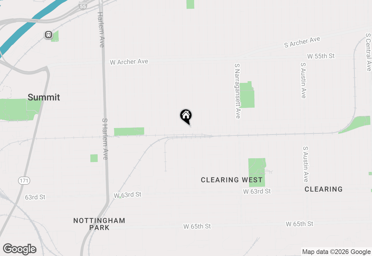 Map of 6709 W 59th Street, Chicago, IL 60638