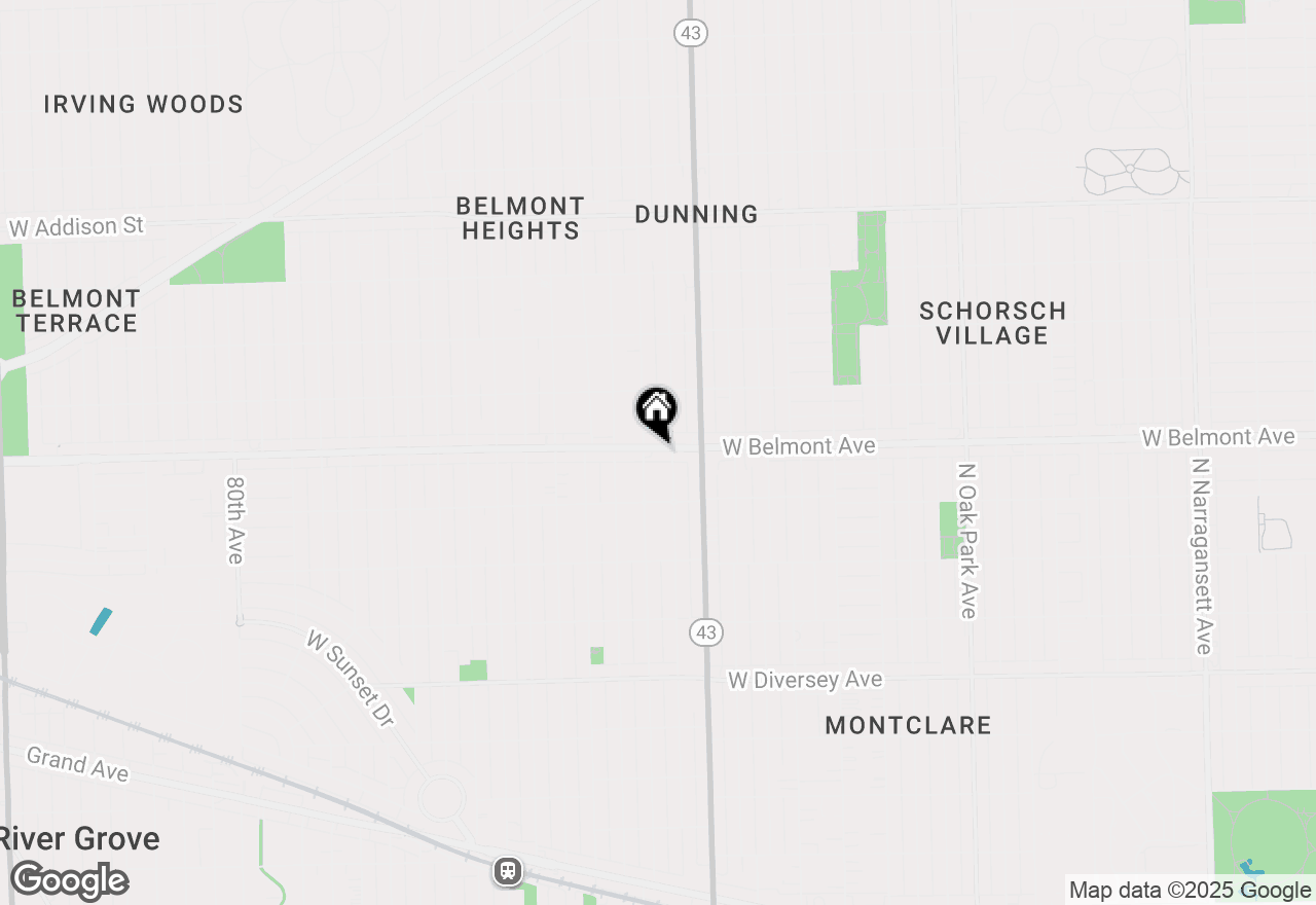 Map of 7249 W Belmont Avenue, Chicago, IL 60634