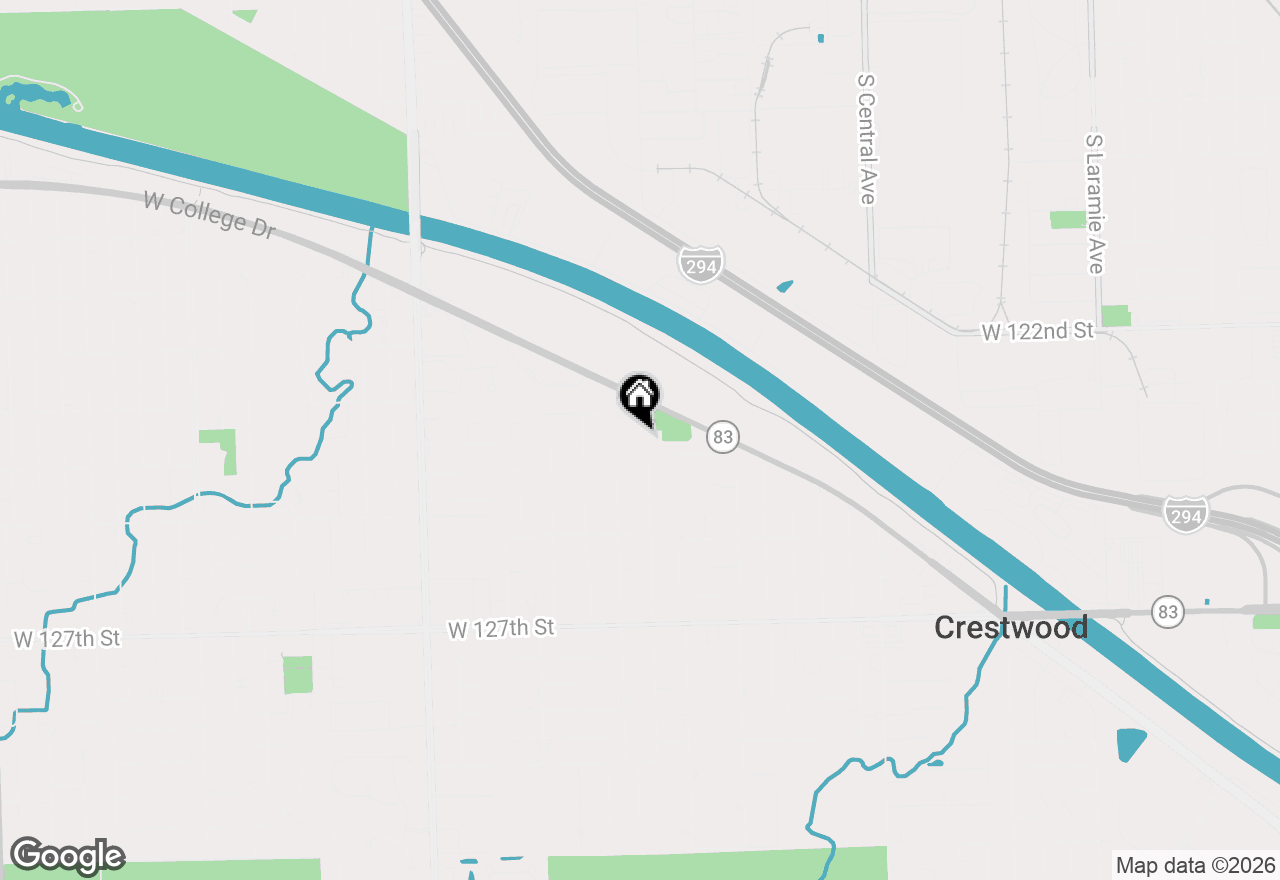 Map of 12300 S Austin Avenue, Palos Heights, IL 60463