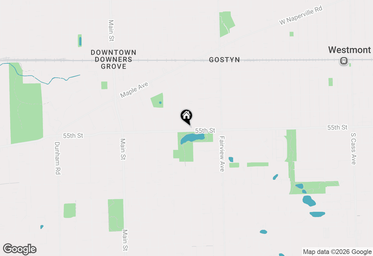 Map of 5436 Blodgett Avenue, Downers Grove, IL 60515