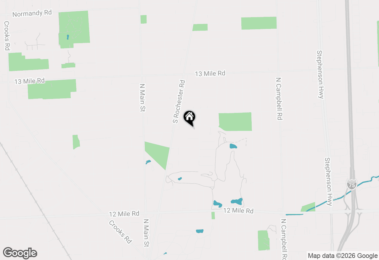 Map of 502 Girard Avenue, Royal Oak, MI 48073