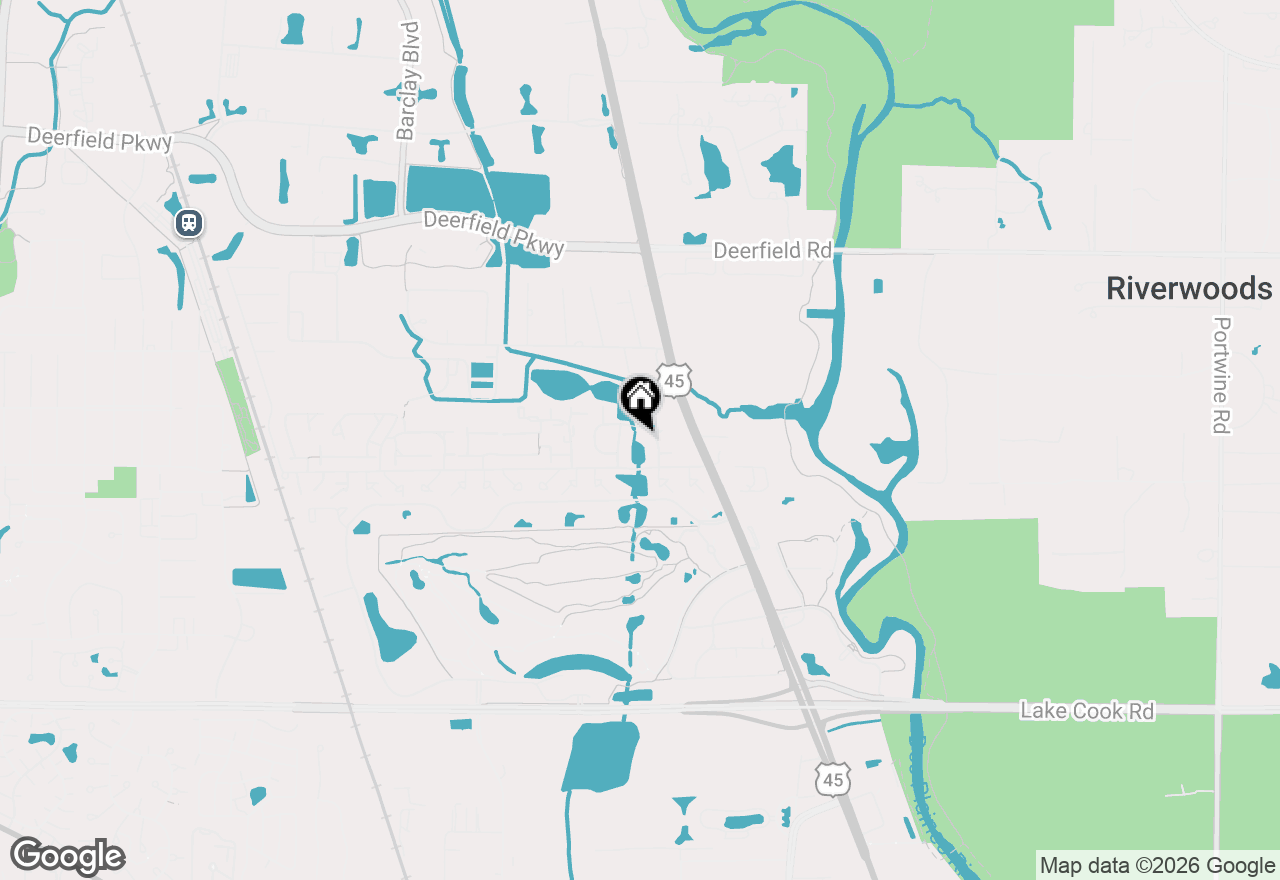 Map of 336 Redwing Drive, Deerfield, IL 60015