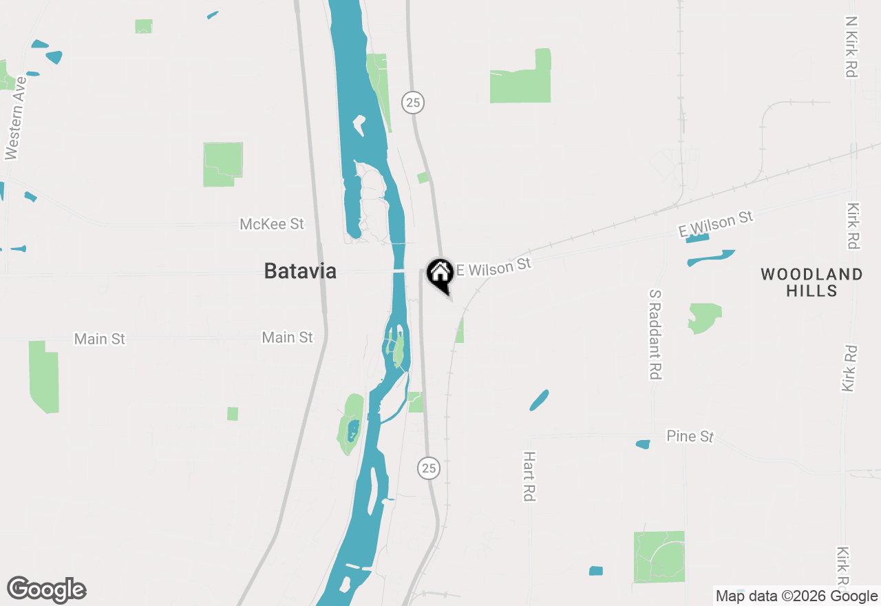 Map of 206 Webster Street #206, Batavia, IL 60510