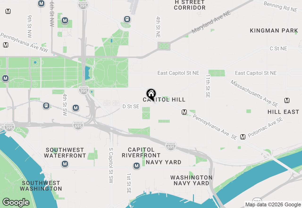 Map of 300 North Carolina Avenue Se, Washington, DC 20003