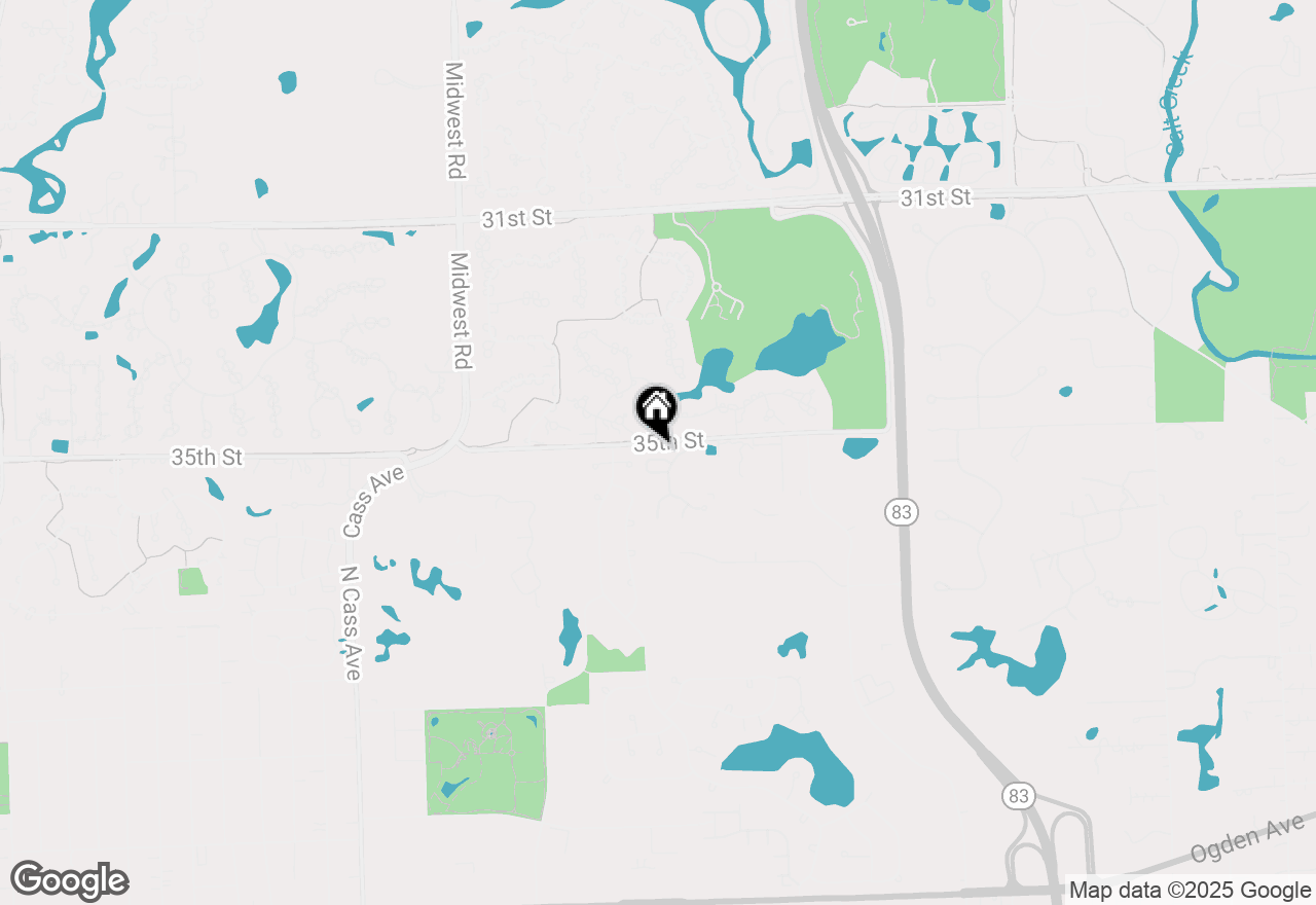 Map of 3 Tartan Lakes Circle, Westmont, IL 60559