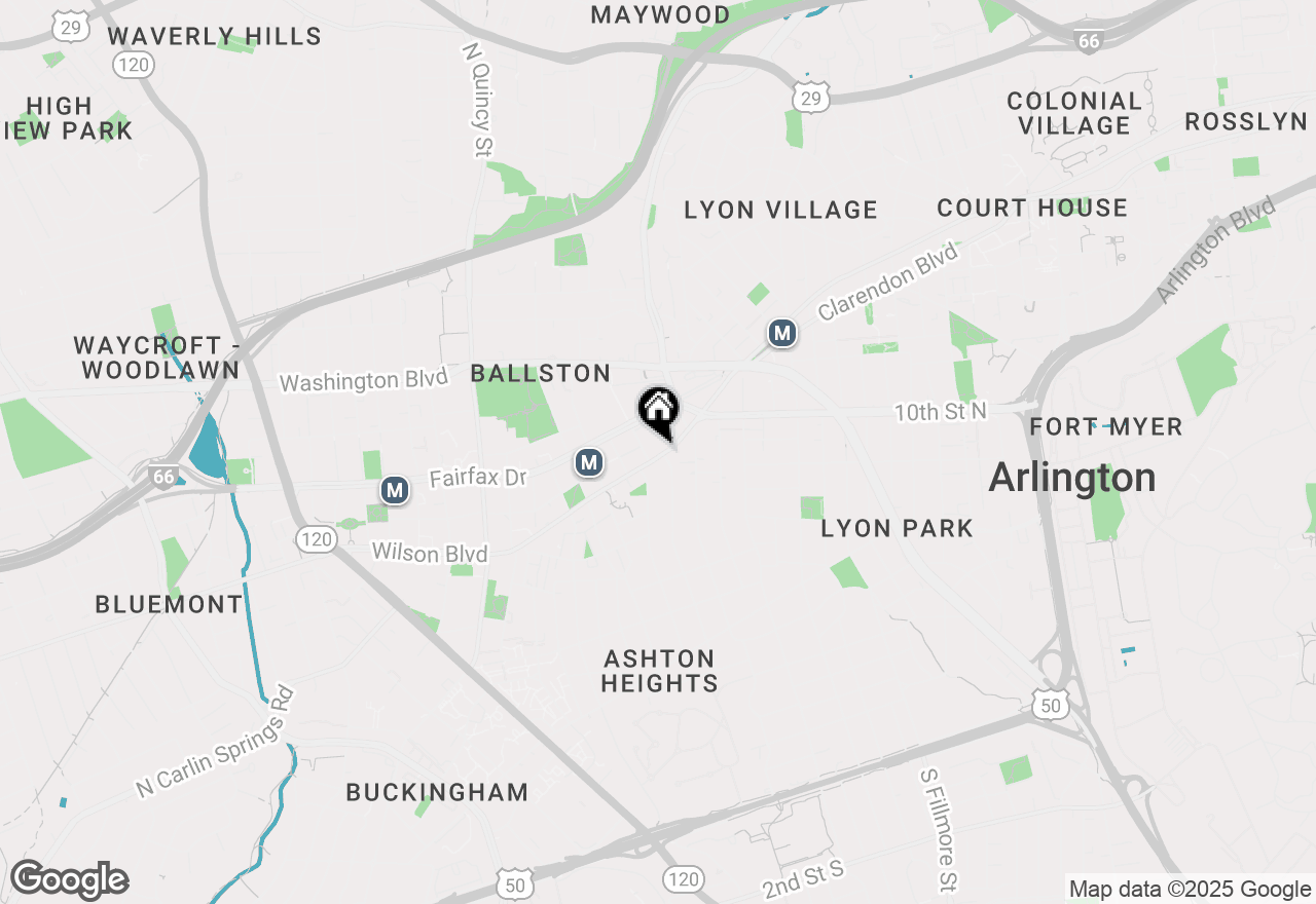 Map of 3409 Wilson Boulevard #410, Arlington, VA 22201