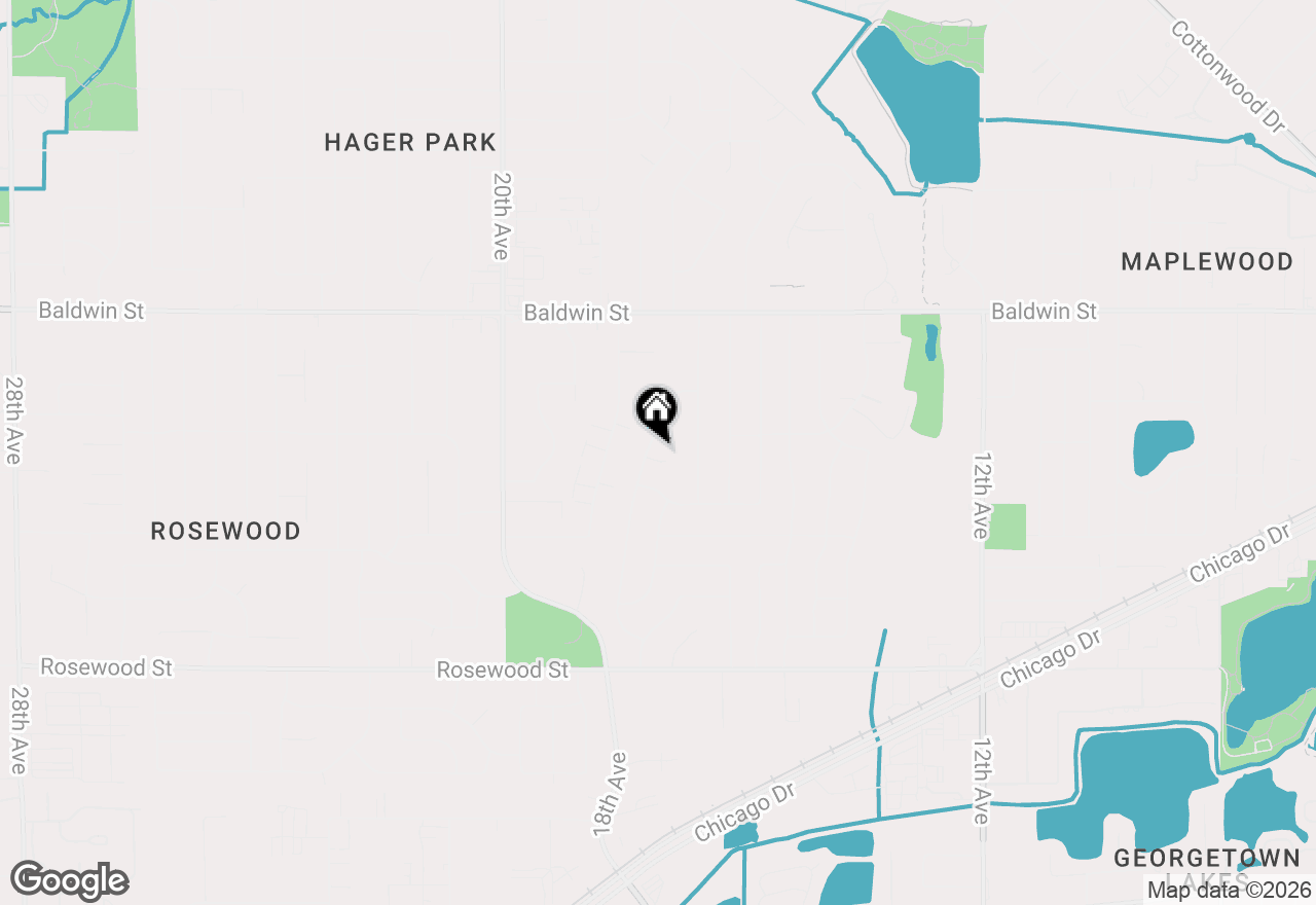 Map of 1745 Westwood Court, Jenison, MI 49428