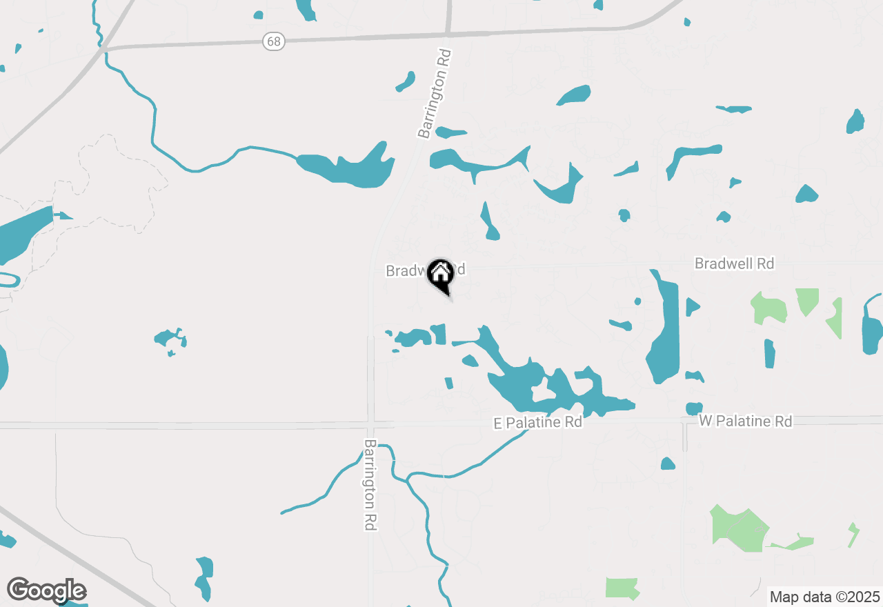 Map of 19 Lochbrook Lane, Inverness, IL 60010