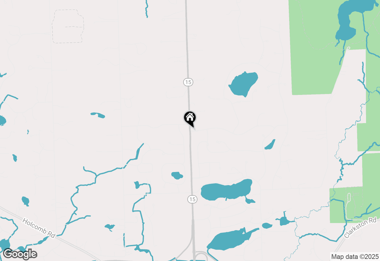 Map of 00 Vacant Parcel A Ortonville Road, Clarkston, MI 48348